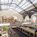 The proposed new upper concourse at Liverpool Street station. Credit: Sellar.