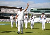 Josh Tongue of England is applauded by teammates as the leaves the field after taking five wickets during day three of the LV= Insurance Test Match between England and Ireland at Lord's Cricket Ground on June 03, 2023 in London, England. (Photo by Gareth Copley/Getty Images)