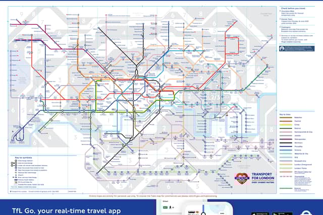 The Tube map. (TfL)