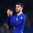Mason Mount of Chelsea applauds the fans after their side's defeat in the UEFA Champions League (Photo by Clive Rose/Getty Images)