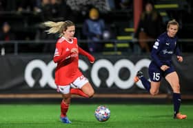 Benfica forward Cloe Lacasse has joined Arsenal, the club have confirmed. Cr: Getty Images