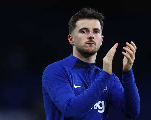 Mason Mount of Chelsea applauds the fans following the Premier League match (Photo by Clive Rose/Getty Images)