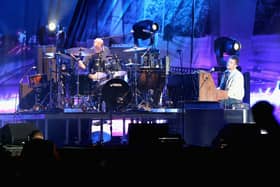Blur at the 2013 Coachella Valley Music & Arts Festival.  (Photo by Christopher Polk/Getty Images for Coachella)
