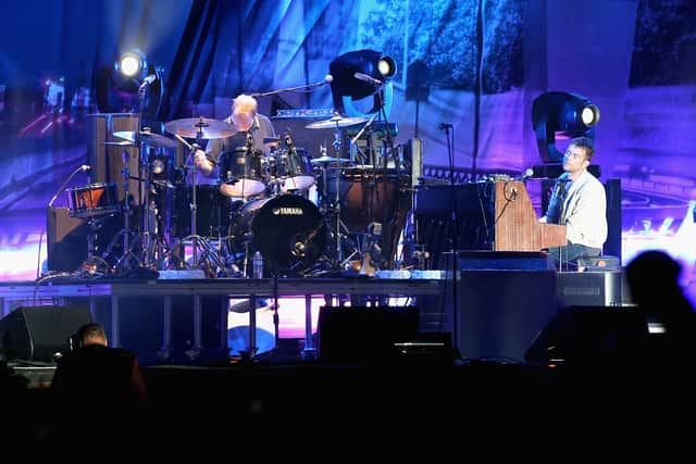 Blur at the 2013 Coachella Valley Music & Arts Festival.  (Photo by Christopher Polk/Getty Images for Coachella)