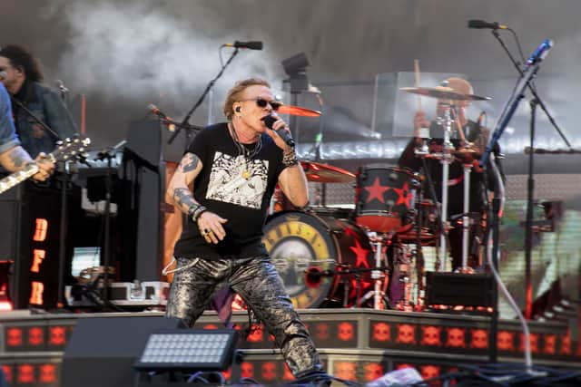 Axl Rose with Guns N’ Roses at BST Hyde Park. (Photo by Guilherme Nunes Cunha Neto / @guilhermeneto)