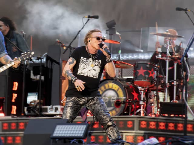 Axl Rose with Guns N’ Roses at BST Hyde Park. (Photo by Guilherme Nunes Cunha Neto / @guilhermeneto)