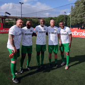 The Premier League legends united for a kickabout in Birmingham