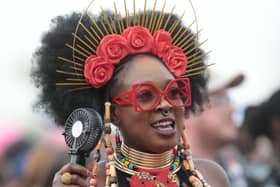  Festival-goer enjoys music at the UK Black Pride 2022: