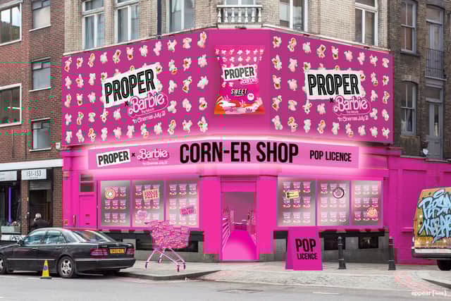 The PROPER X BARBIE-themed corner shop is opening in Shoreditch