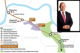 TfL Commissioner Andy Lord is hopeful about the Bakerloo extension going ahead.