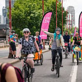 The Pride Ride will see cyclists ride through the capital accompanied by Pride disco tunes