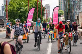 The Pride Ride will see cyclists ride through the capital accompanied by Pride disco tunes