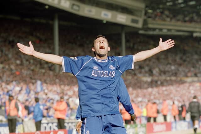 Gus Poyet was a key Chelsea player in the late 1990s (Image: Getty Images)