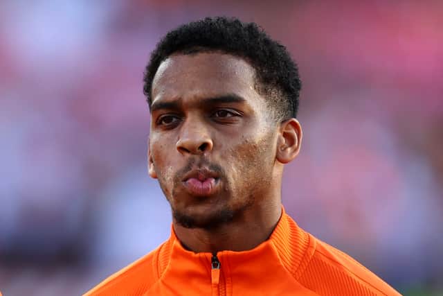 Jurrien Timber is about to become an Arsenal man (Image: Getty Images)