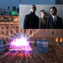 Interpol played Somerset House’s Summer Series with American Express. (Photo by Interpol/Somerset House)