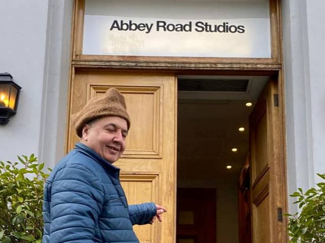Newroz Oremari at Abbey Road Studios