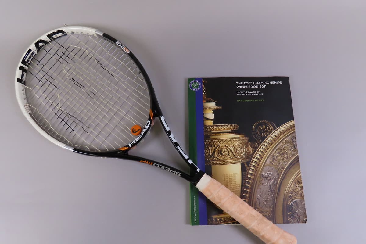 Novak's Rackets Novak Djokovic’s racket from first Wimbledon win goes on sale