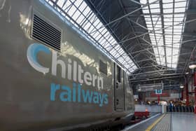 A Chiltern Railways train at Marylebone Station. Credit: Chiltern Railways.