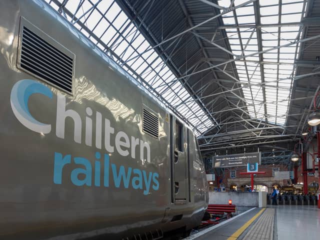 A Chiltern Railways train at Marylebone Station. Credit: Chiltern Railways.