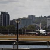 A British Airways at London City Airport. Credit: Daniel Leal/AFP via Getty Images.