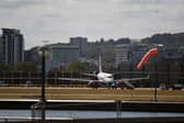 A British Airways at London City Airport. Credit: Daniel Leal/AFP via Getty Images.