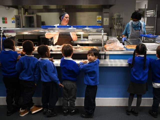 From September all primary school children from years 3 to 6 in London will receive free school meals for a year