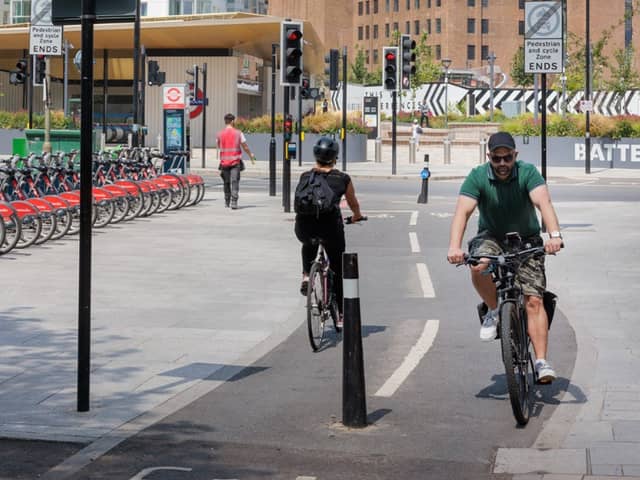 TfL has launched 10 new cycleways across the capital. Credit: TfL