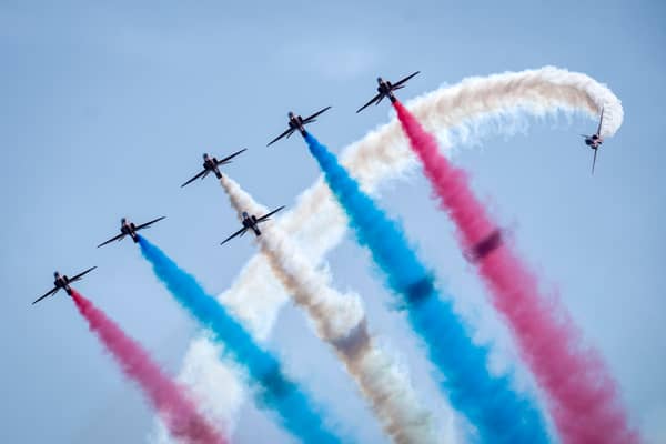 The Red Arrows have pulled out of their RAF Fairford Friday display due to poor weather
