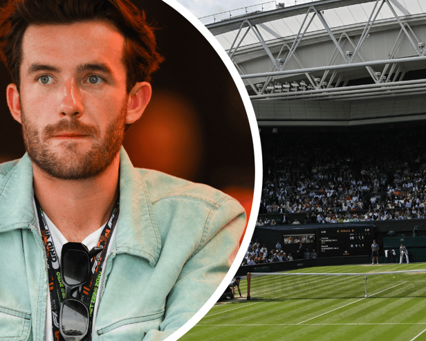 Ben Chilwell was in attendance at Wimbledon (Image: Getty Images)