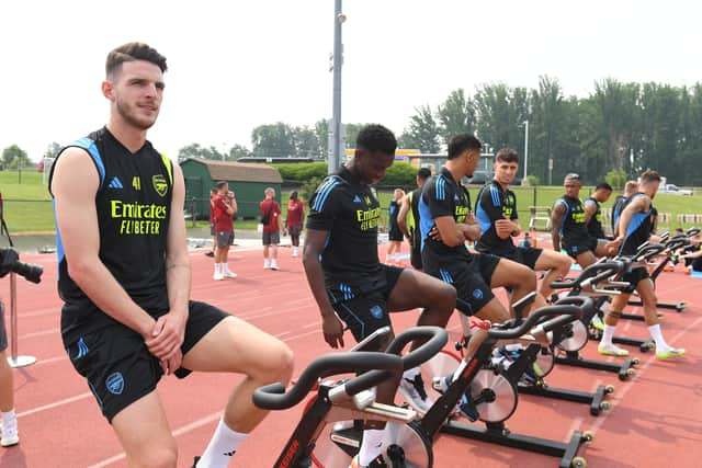 Declan Rice is in the Arsenal squad for the match (Image: Getty Images)