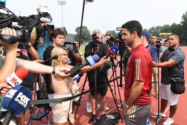 Ben White of Arsenal looks on prior to the MLS All-Star Game between  News Photo - Getty Images