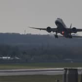 A plane taking off from Gatwick Airport. Credit: Hollie Adams/Getty Images.