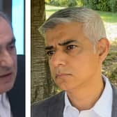 Len Duvall AM and Sadiq Khan. (Photos by London Assembly/Noah Vickers/LDRS)