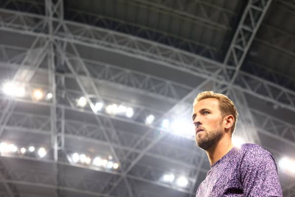  Harry Kane #10 of Tottenham Hotspur looks on after the 5-1 win over the Lion City Sailors (Photo by Yong Teck Lim/Getty Images)