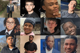Faces of every teenager killed in London in 2023