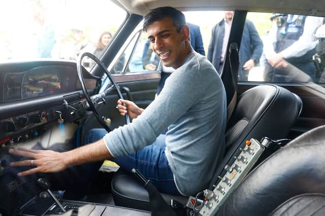 Rishi Sunak has said he is on the side of motorists, as he orders a review of low-traffic neighbourhoods in England. Credit: Peter Nicholls/Getty Images.
