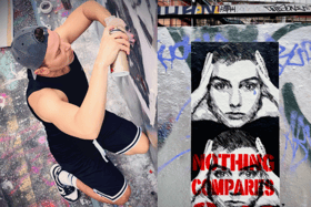 London-based artist Pegasus Street has paid special tribute to Sinead O’Connor with a mural. Credit: Pegasus