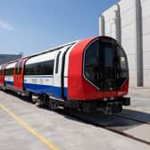 The first new Piccadilly line train leaving the factory. (Photo by Siemens)