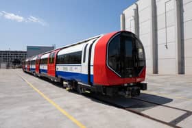 The first new Piccadilly line train leaving the factory. (Photo by Siemens)