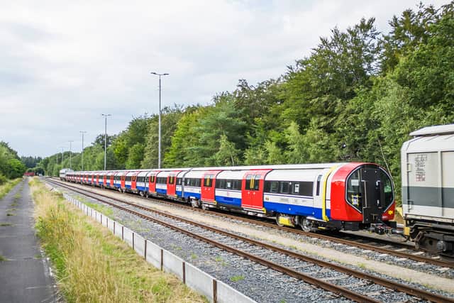 Piccadilly line train arriving in German. (Photo by Siemens)