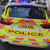 A Met Police vehicle. (Photo by André Langlois)