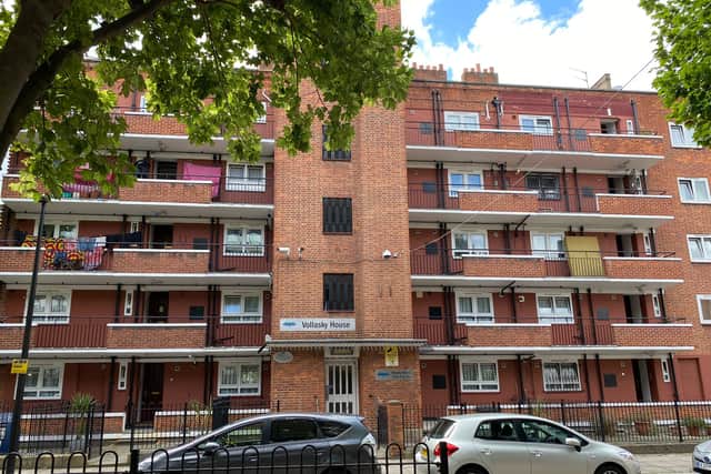 Mr Rahman’s building insurance for his flat in Vollasky House is due to rise by more than £700, despite there being no cladding or fire safety issues, he said. Credit: Vollasky House residents.