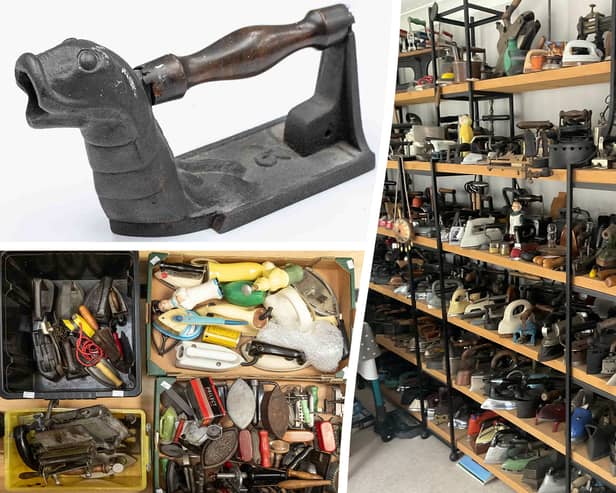 Martin Matthews spent 35 years building his incredible array of historic and vintage irons from around the world.
