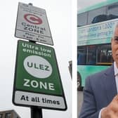 Sadiq Khan is expanding ULEZ this month. (Photos by: Jack Taylor/Getty Images/Noah Vickers/Local Democracy Reporting Service)