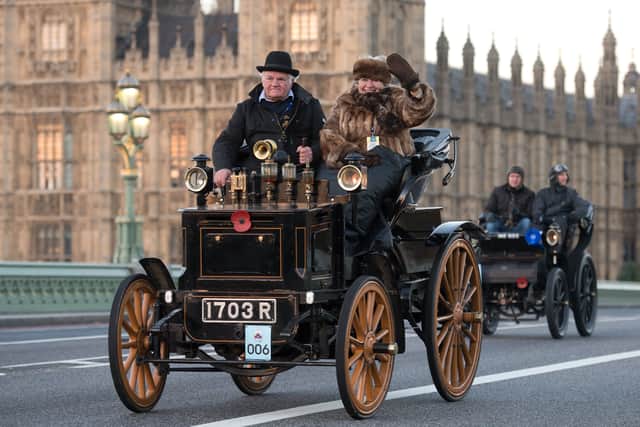According to TfL, all historic vehicles more than 40 years old are exempt from the ULEZ. Credit: Justin Tallis/AFP via Getty Images.