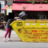 Hundreds of internet sleuths are tuning in to a live-stream to watch what people fly tip in a central London skip. 