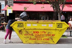 Hundreds of internet sleuths are tuning in to a live-stream to watch what people fly tip in a central London skip. 