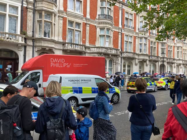 A man has been arrested after reportedly stabbing someone near the British Museum. Credit: Kit.