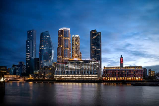 Three towers, the tallest of which will be almost 200m high, are among the plans for a major development on Blackfriars Road. Credit: Foster + Partners.