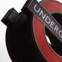 A TfL London Underground Tube sign. (Photo by FELIPE TRUEBA/AFP via Getty Images)